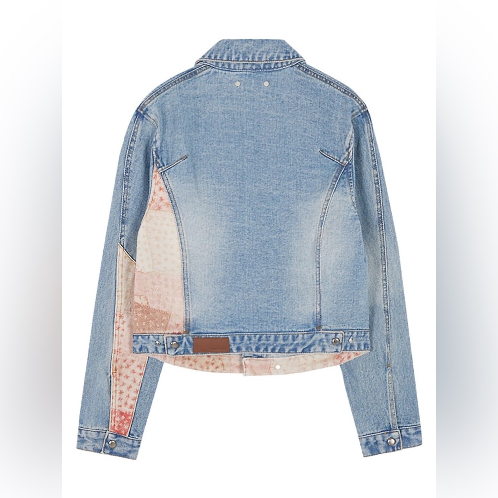 Andersson Bell Patchwork Drop-Shoulder Denim Jack… - image 6